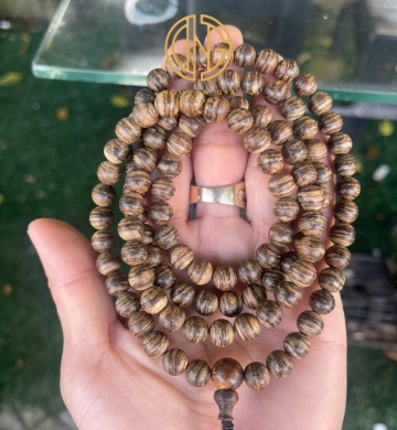 VÒNG TRẦM TỰ NHIÊN 108 8L - BÔNG PHI