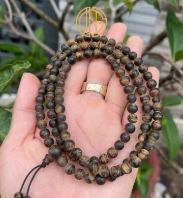VÒNG TRẦM TỰ NHIÊN CHÌM 108 6L - PHI