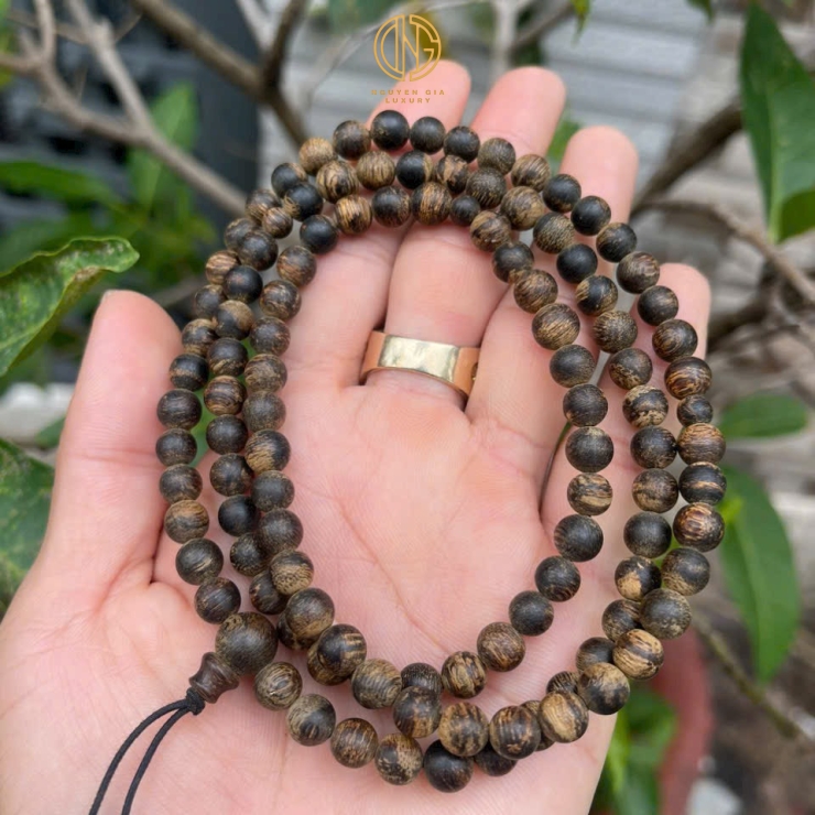 VÒNG TRẦM TỰ NHIÊN CHÌM 108 6L - PHI