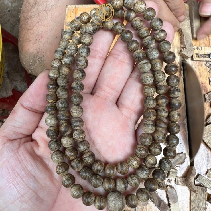 VÒNG TRẦM TỰ NHIÊN 108 6L - BANH THÁI